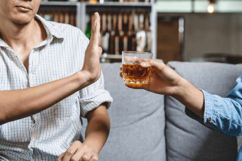 Person Refuse to Drink Alcohol - AndroNeo Hospitals